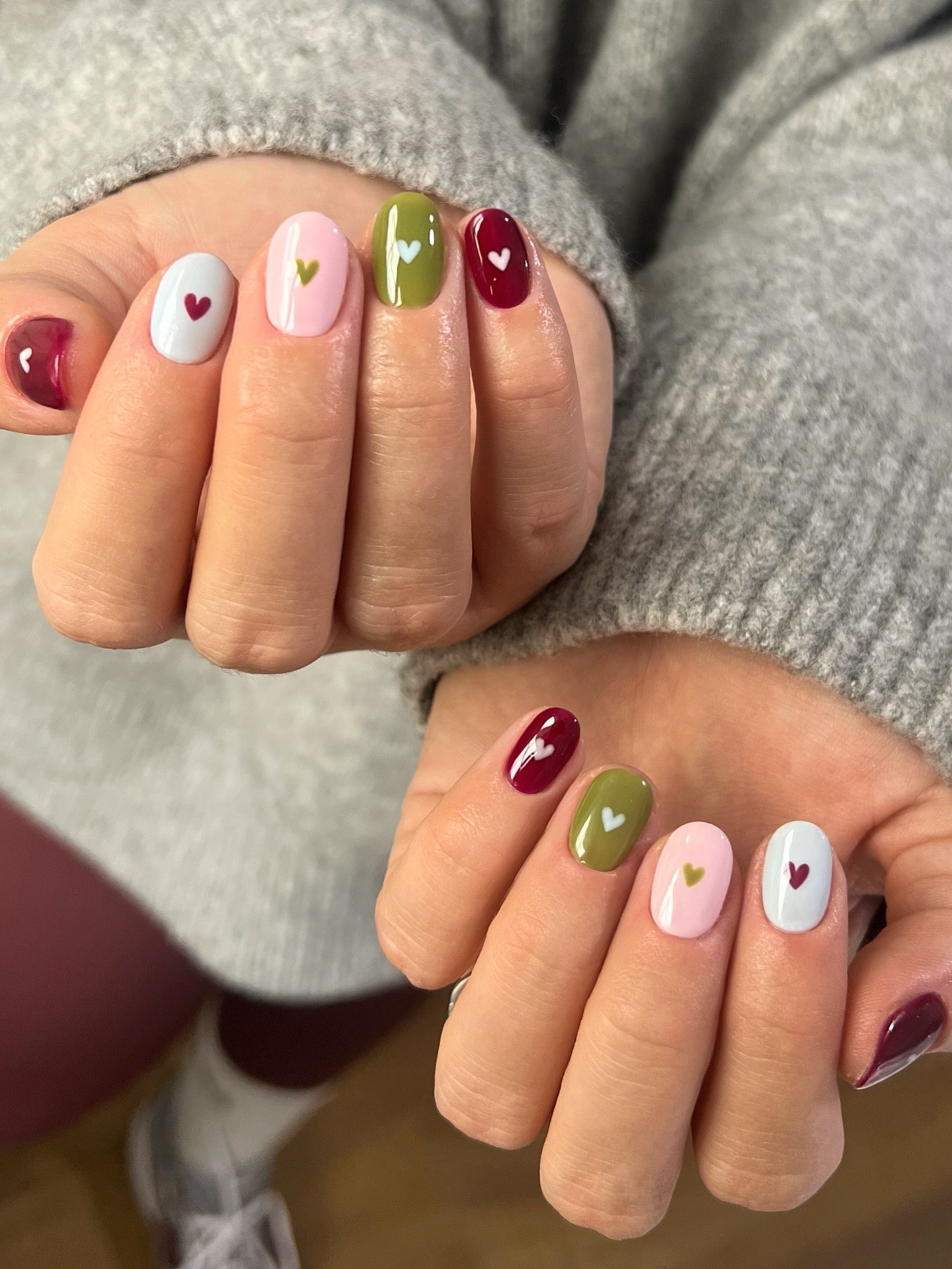 Chic Heart Accents in Autumn Hues