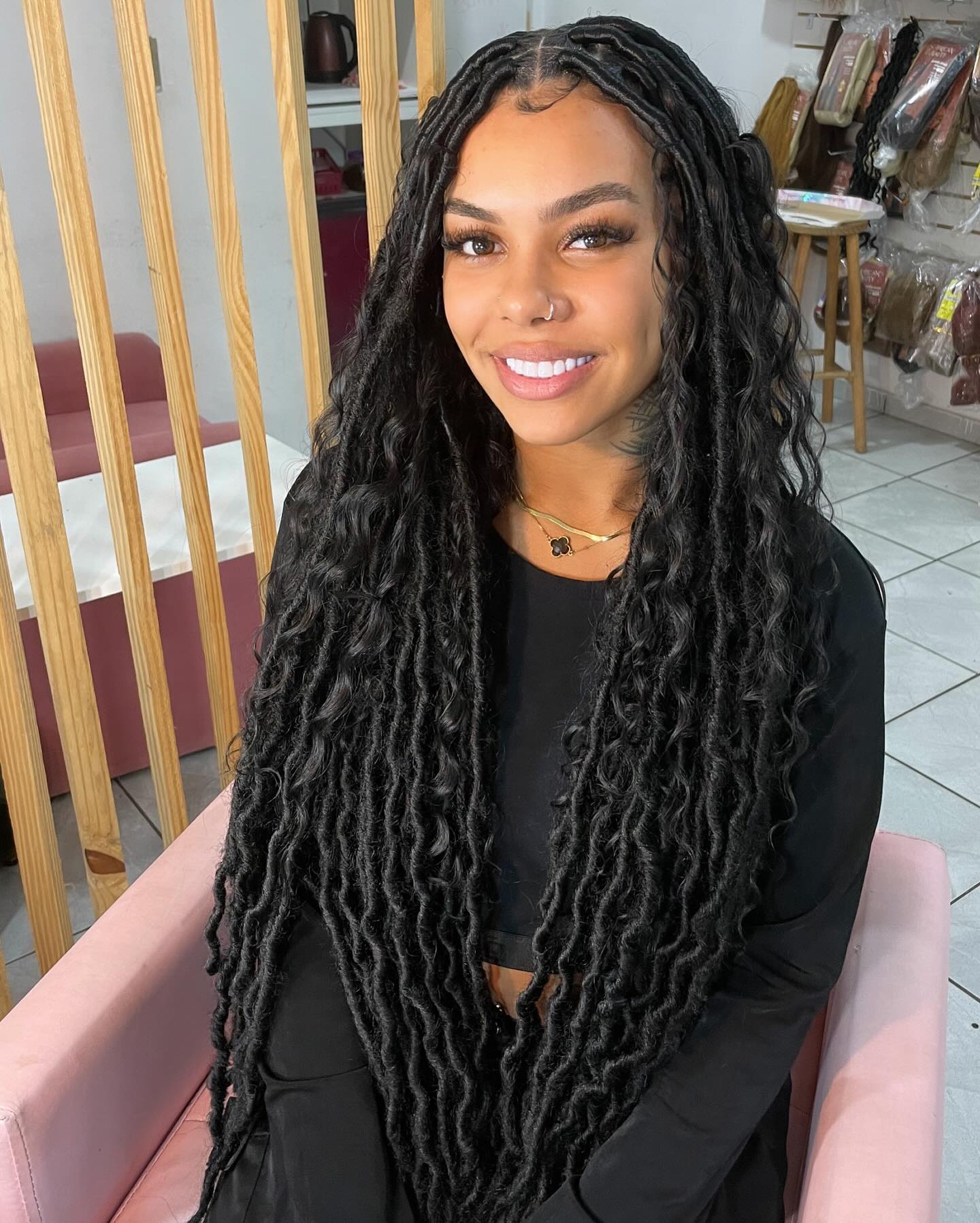 Extra Long Wavy Bohemian Faux Locs