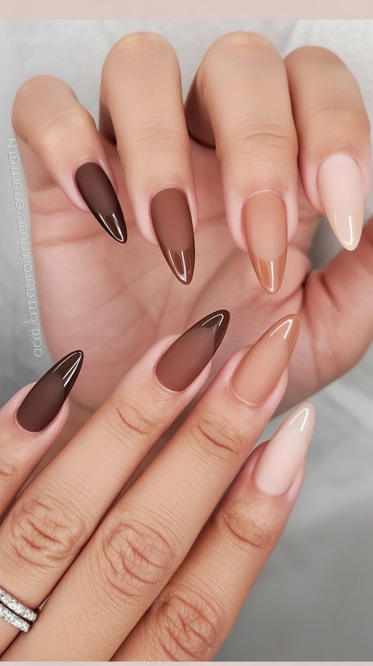Monochromatic Chocolate & Cream French Almonds