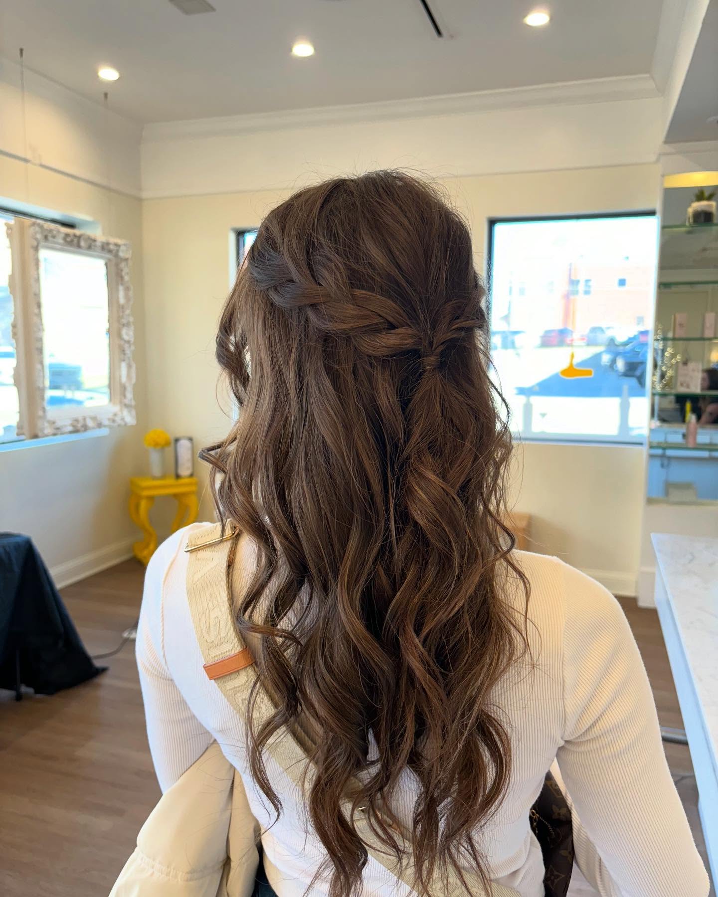 Romantic Braided Half Up Hairstyle For Long Hair
