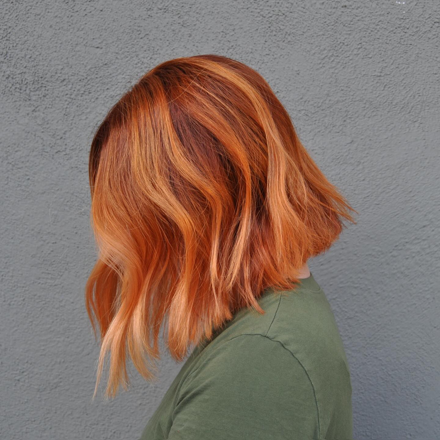 Textured Copper Lob With Lived In Dimension