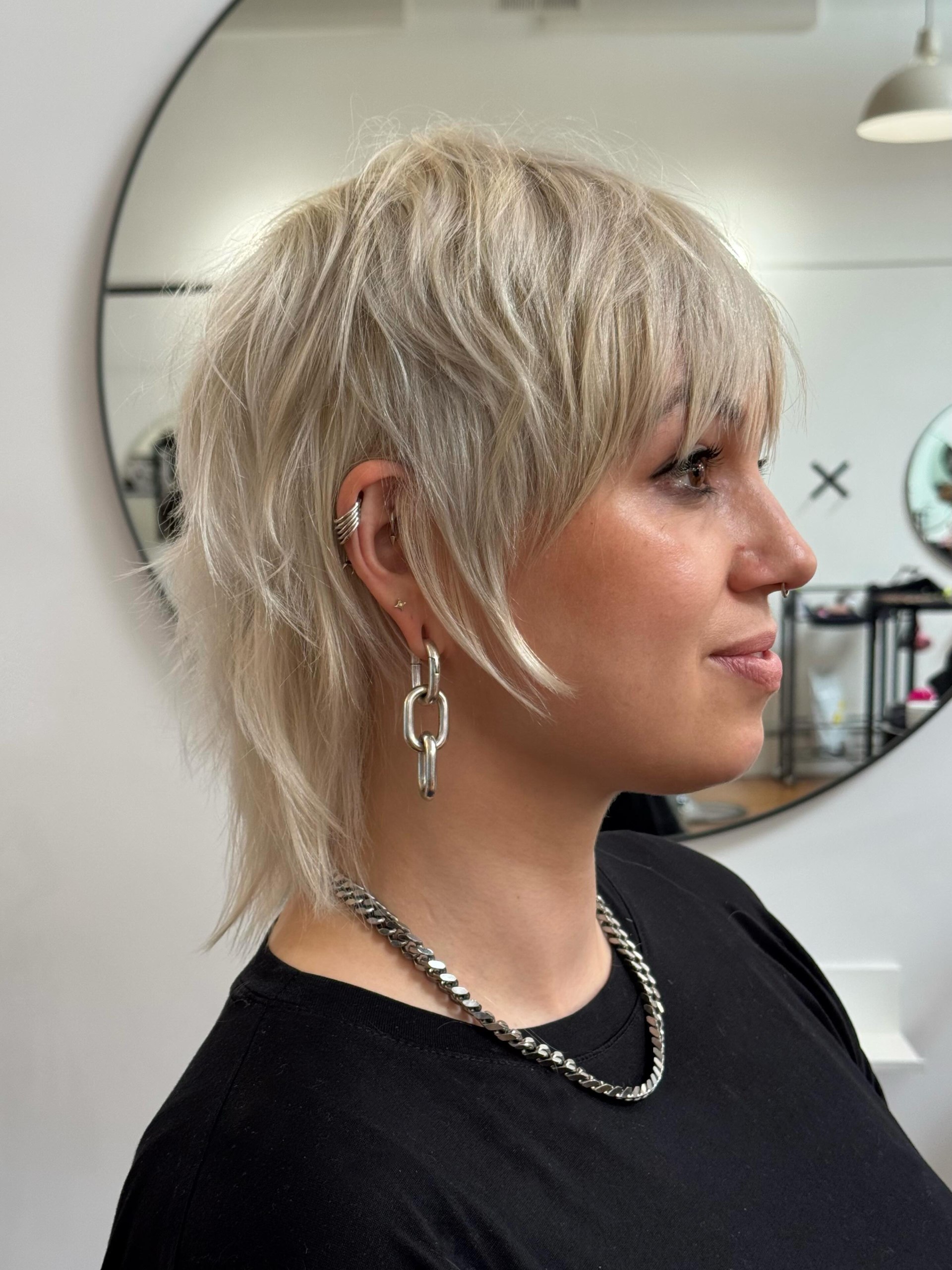 Textured Shag Cut For Fine Hair