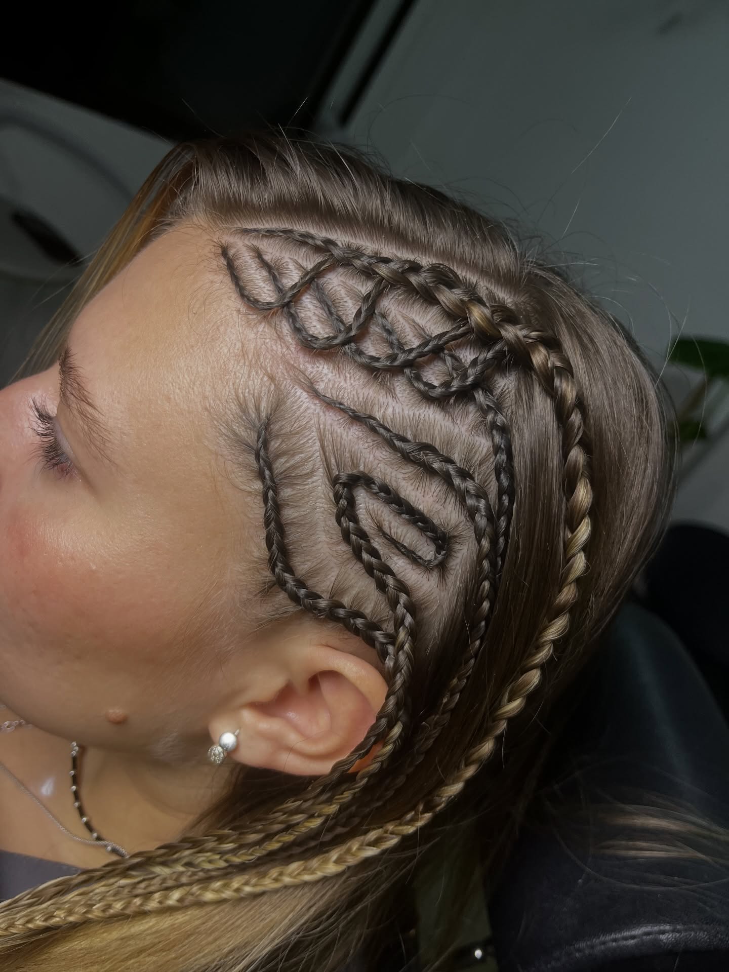 Artistic Braids With Geometric Patterns