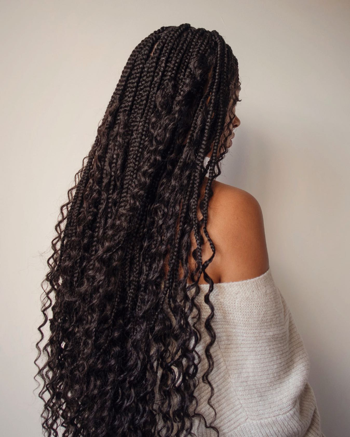 Boho Goddess Braids With Loose Curls