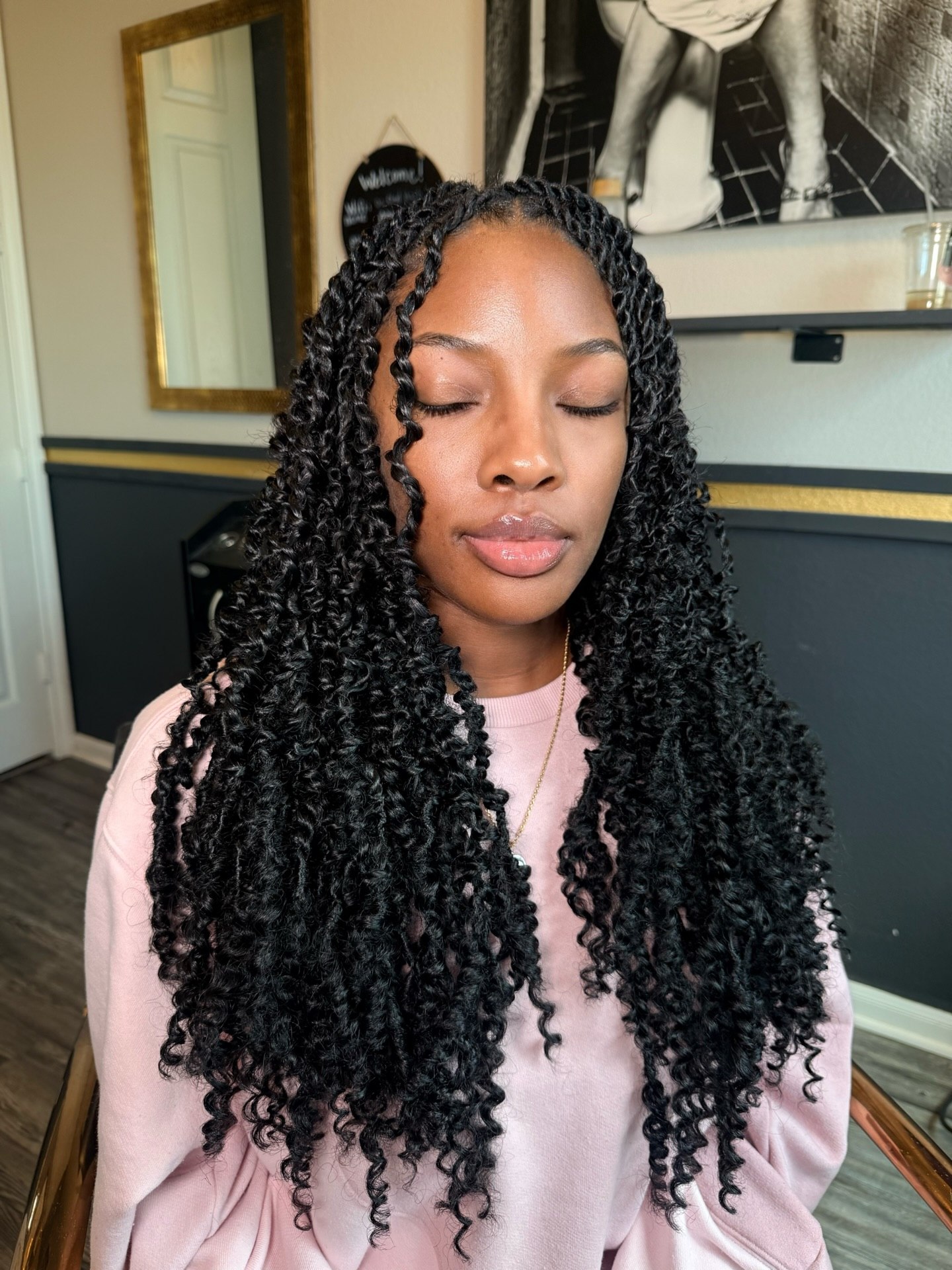 Boho Passion Twists With Defined Curls