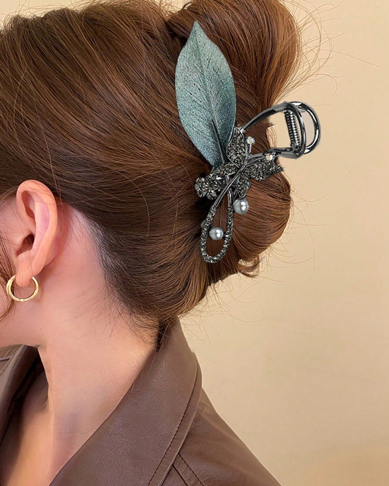 Chic Butterfly Claw Clip Updo