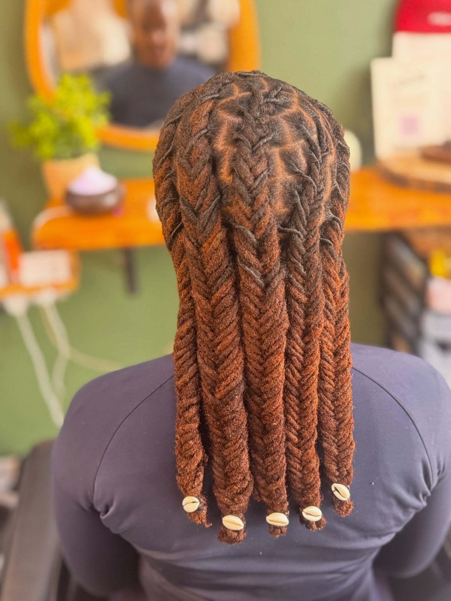 Chic Fishtail Barrel Twists With Cowrie Shell Accents