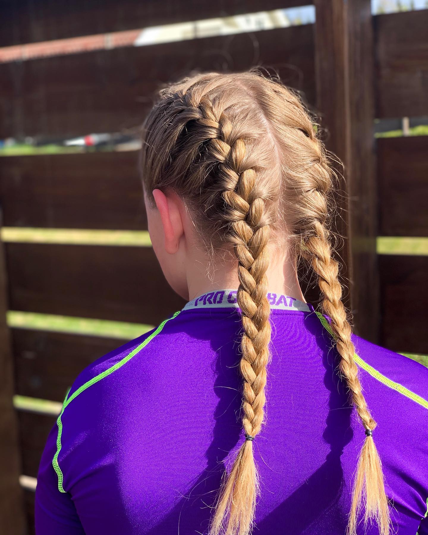 Classic Double Braids For Active Days