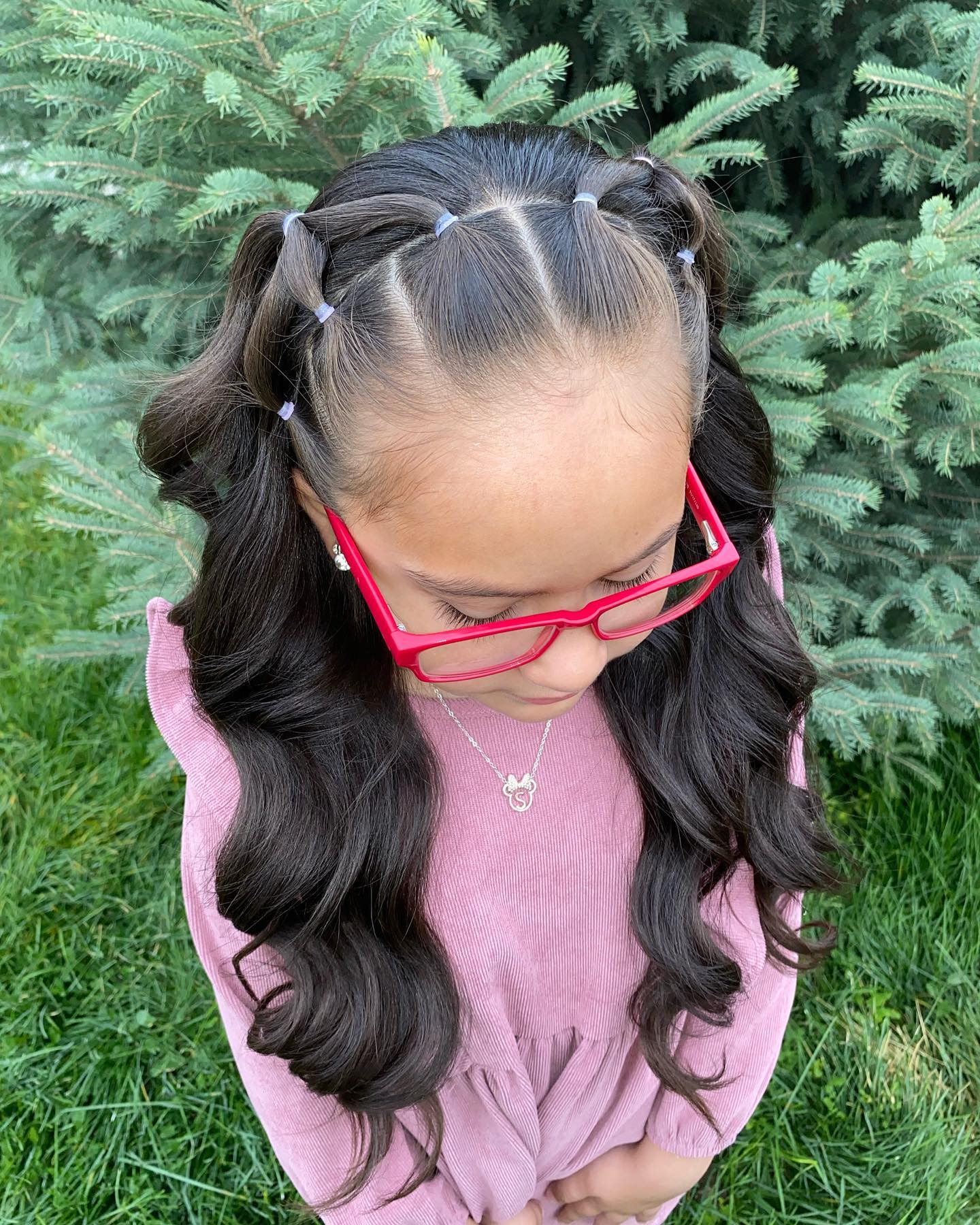 Cute Braided Pigtails With Loose Waves