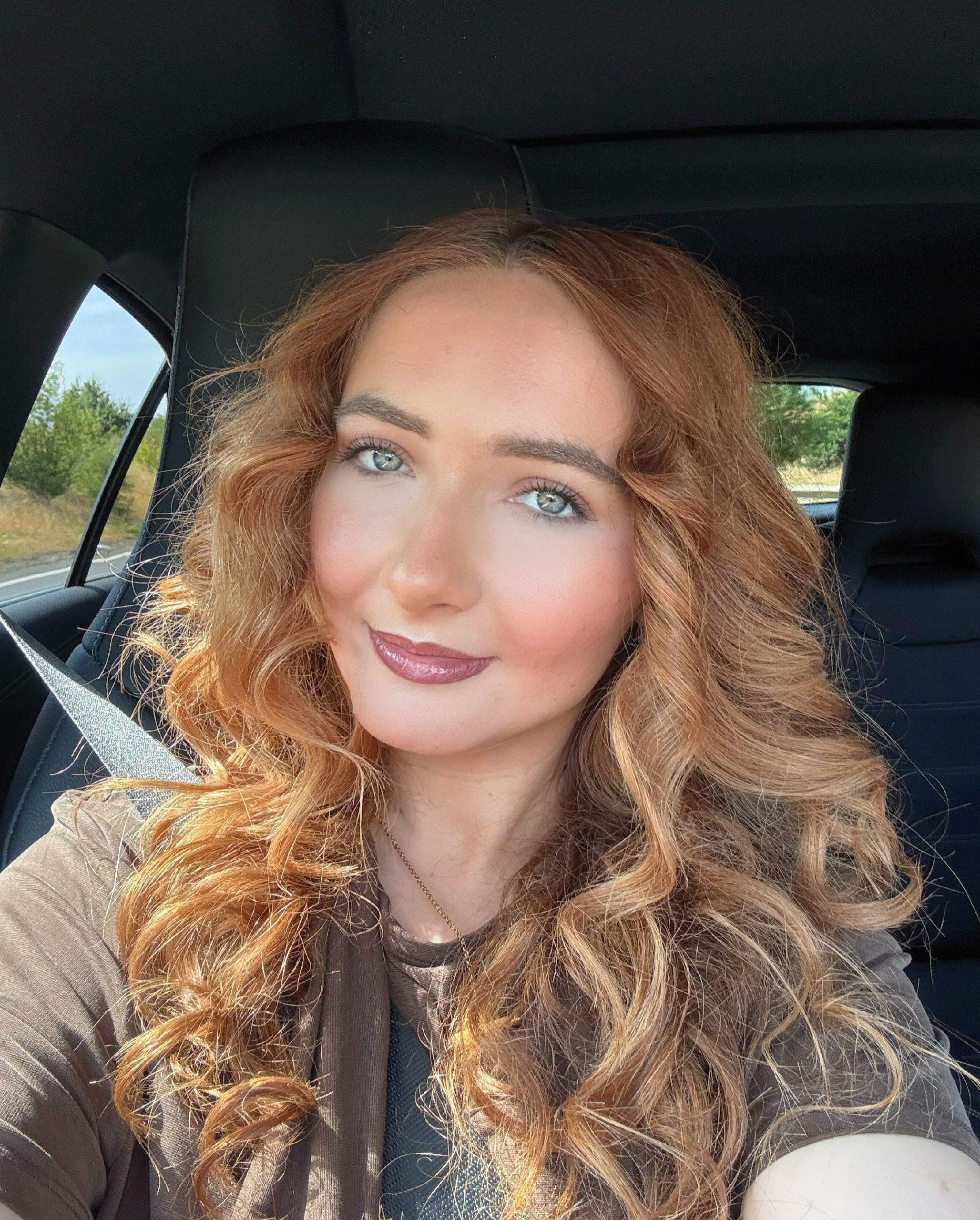 Effortless Copper Waves With Hair Rods