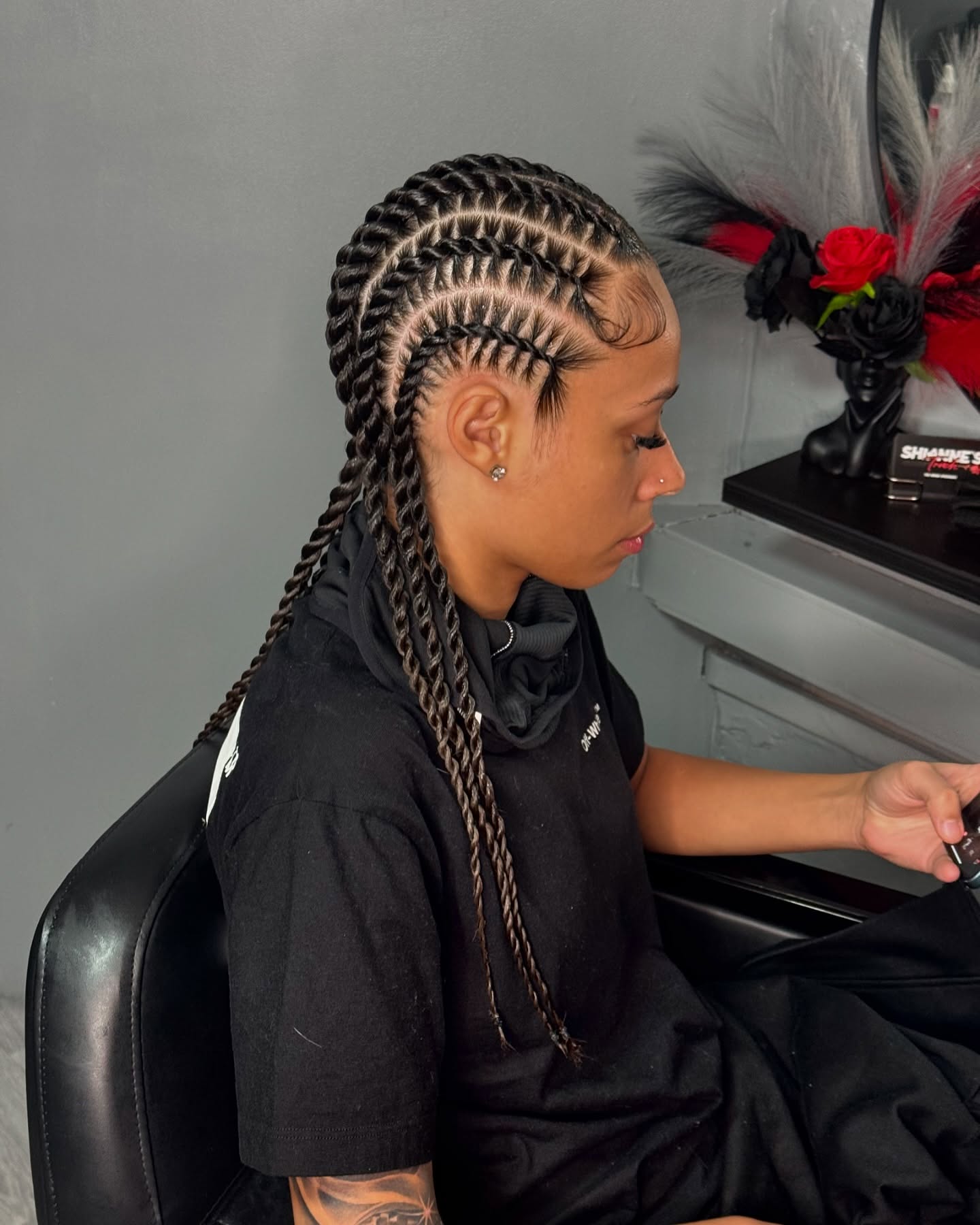 Elegant Flat Twists With Braided Ends
