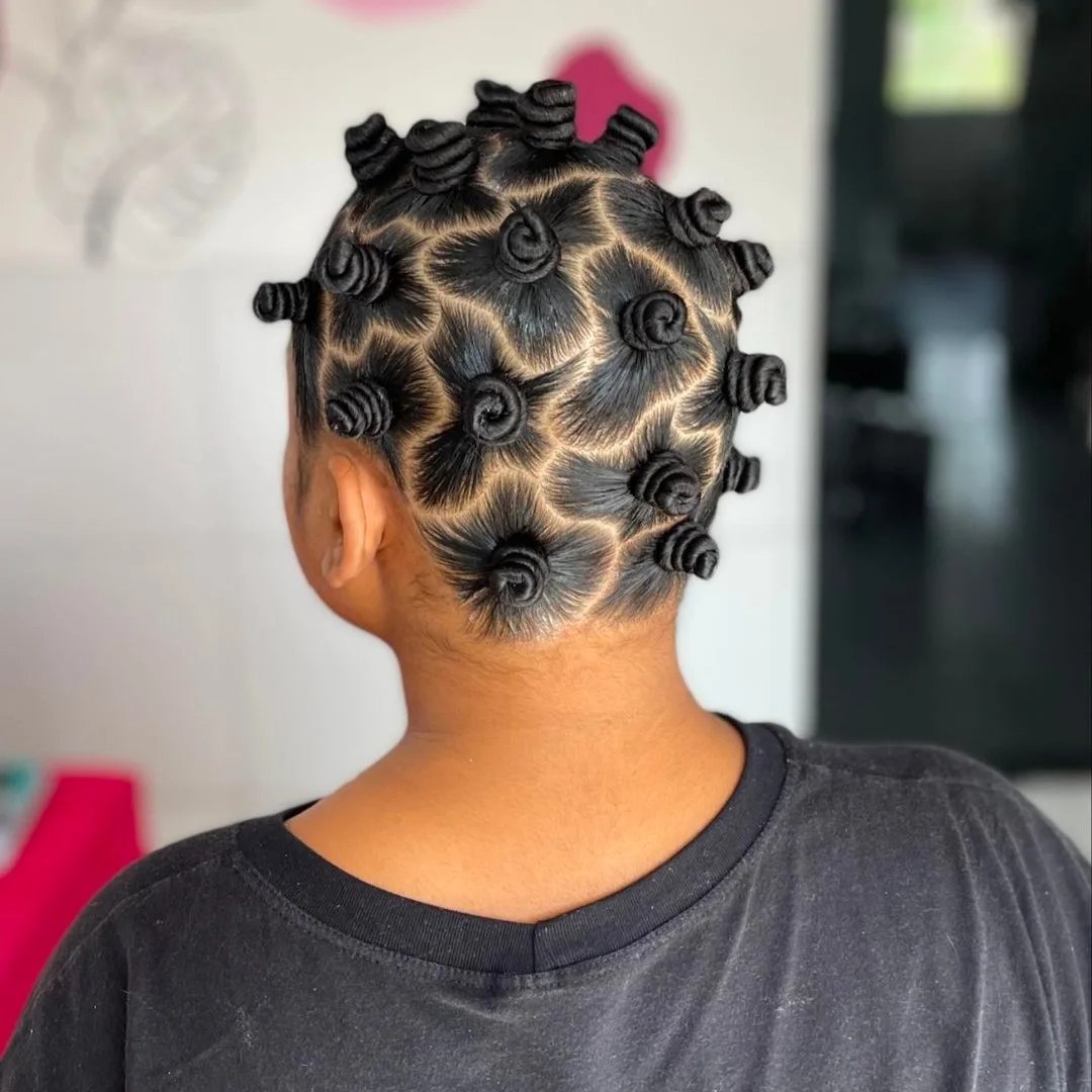 Geometric Bantu Knots With Defined Parts