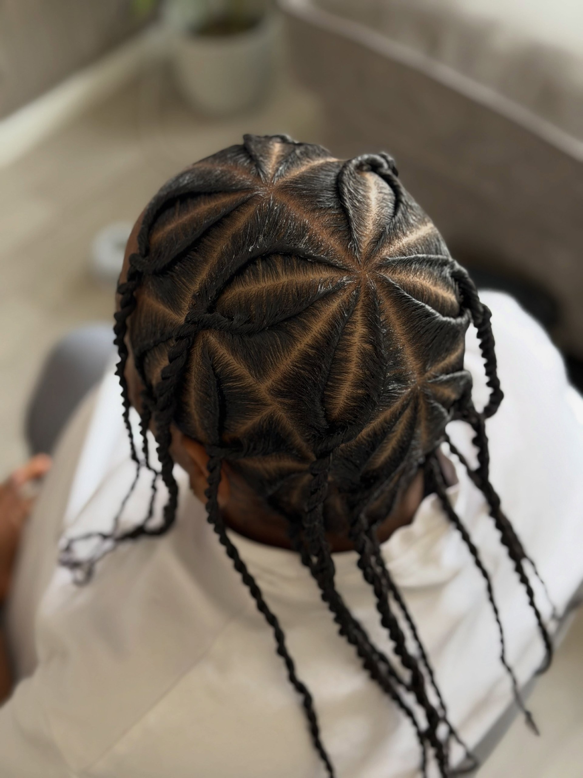 Geometric Star Pattern Barrel Twists