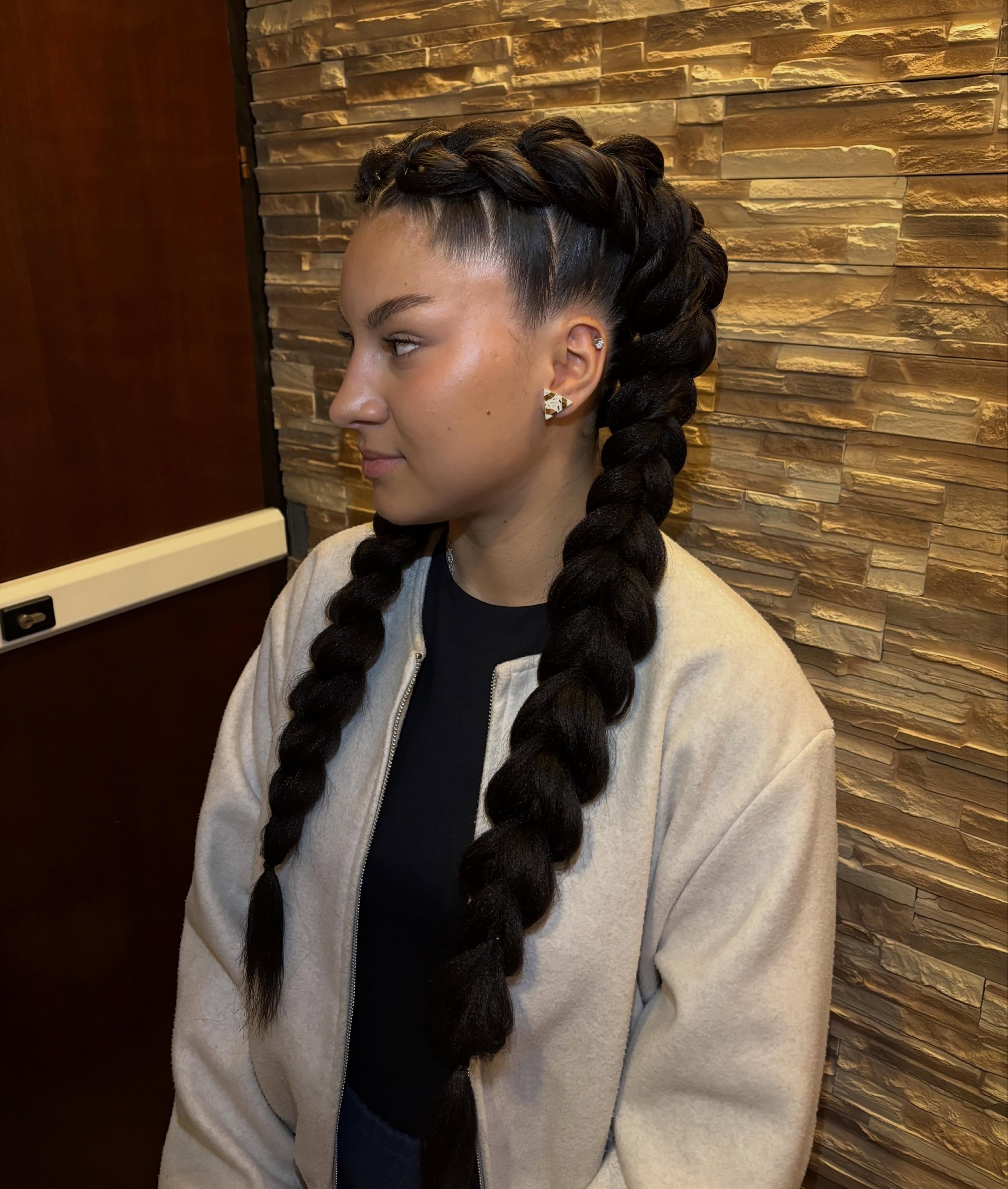 High Volume Dutch Dragon Braids For Long Hair