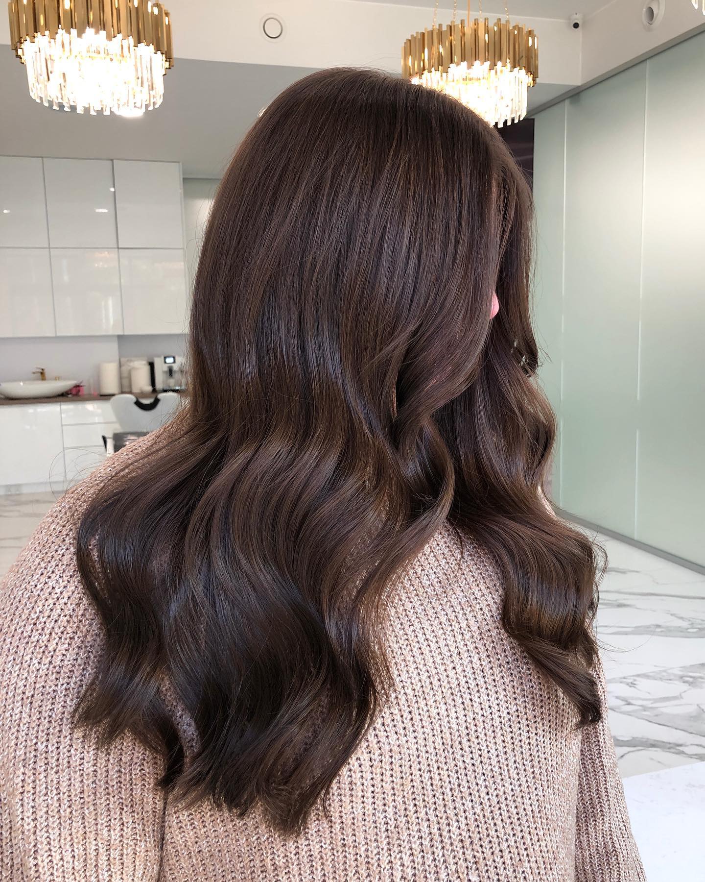 Rich Espresso Brown Loose Waves