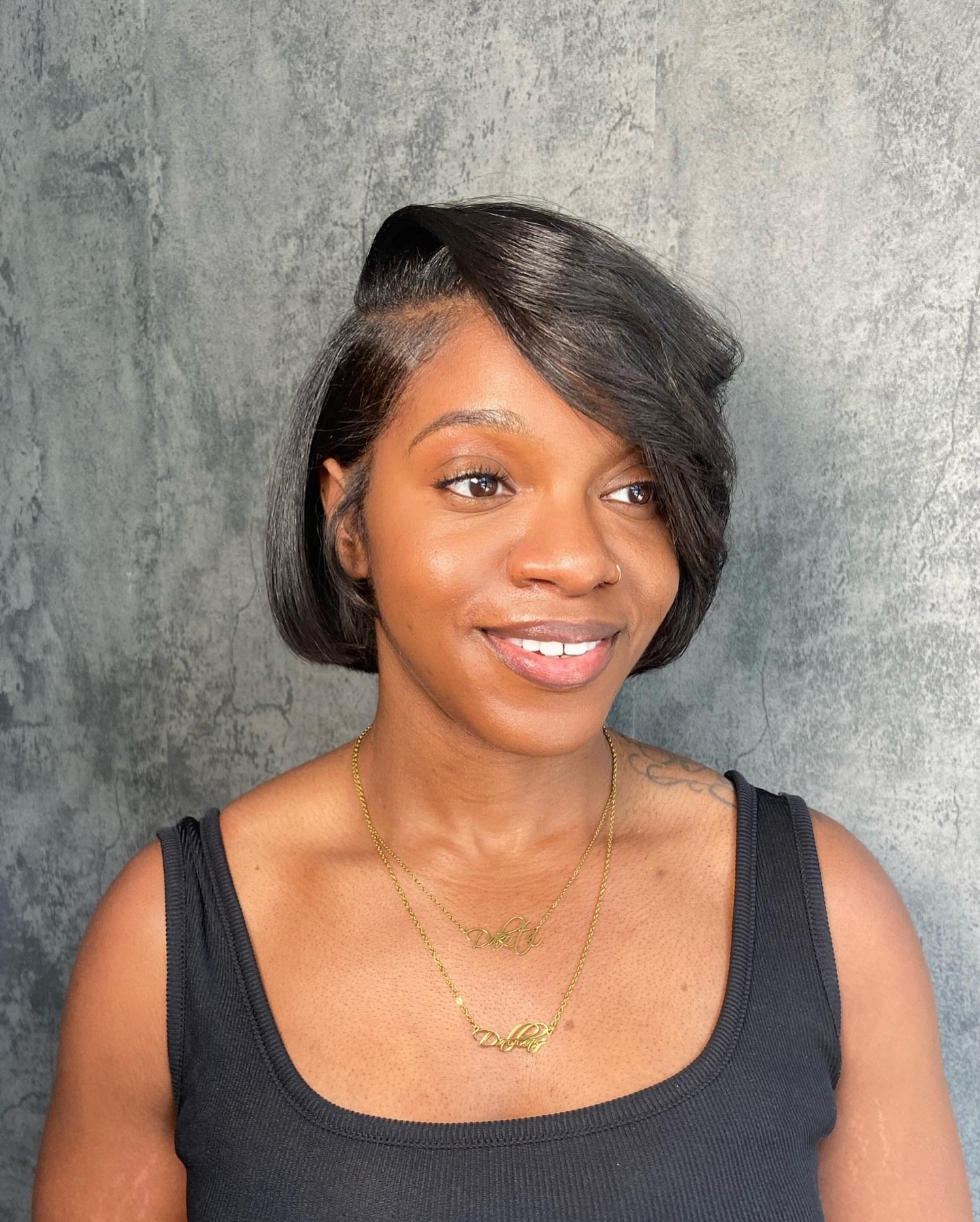 Sleek Inverted Bob With Subtle Face Framing