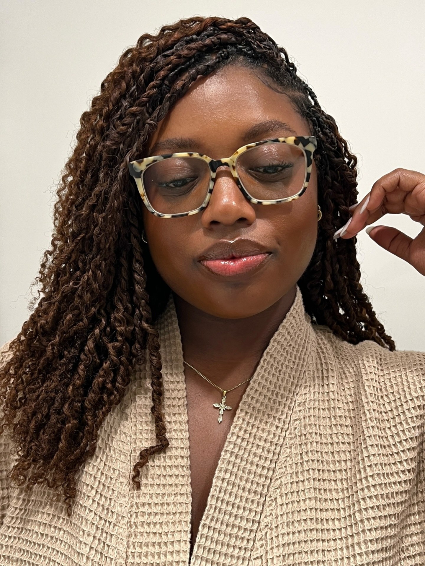 Textured Mini Twists With Defined Curls
