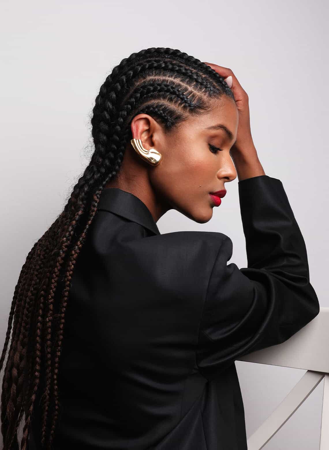 Long Rasta Braidddds Aesthetic Long Braids 2027 with Blonde Highlights