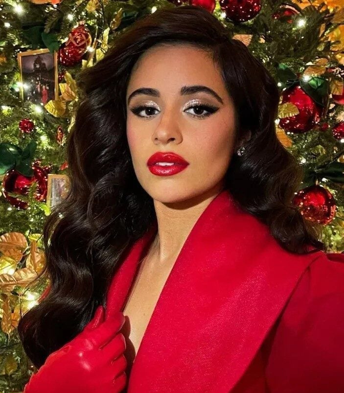 Voluminous Dark Brown Curls Updo — Christmas Hair Styles