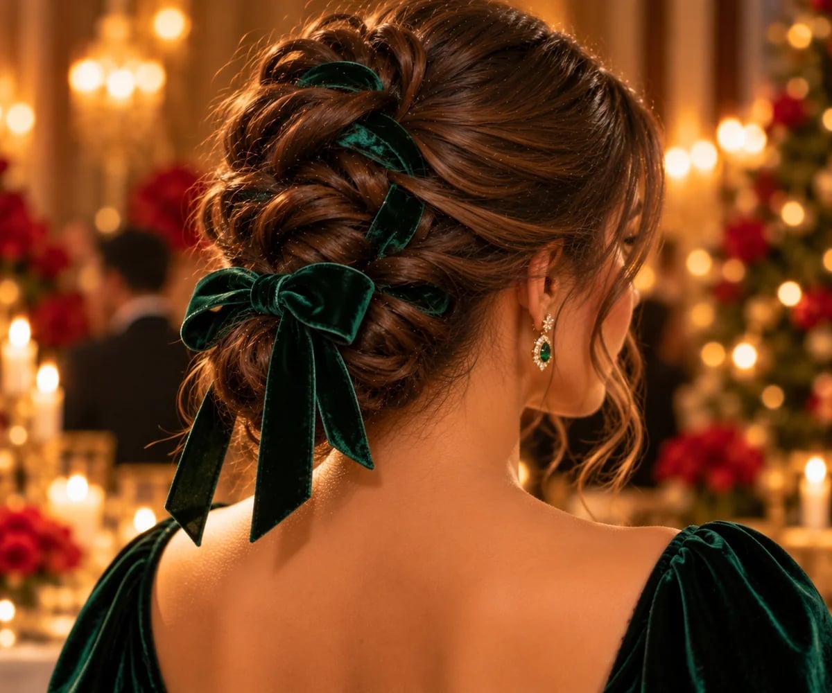 30 Holiday Party Hairstyles That Are Effortlessly Gorgeous