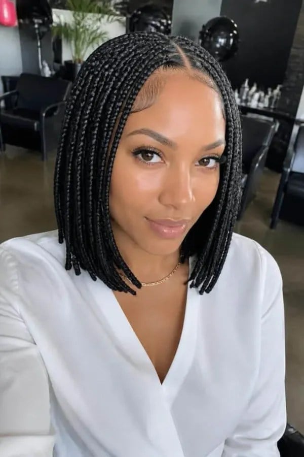 Medium Braids with Collarbone Bob Styles 2027