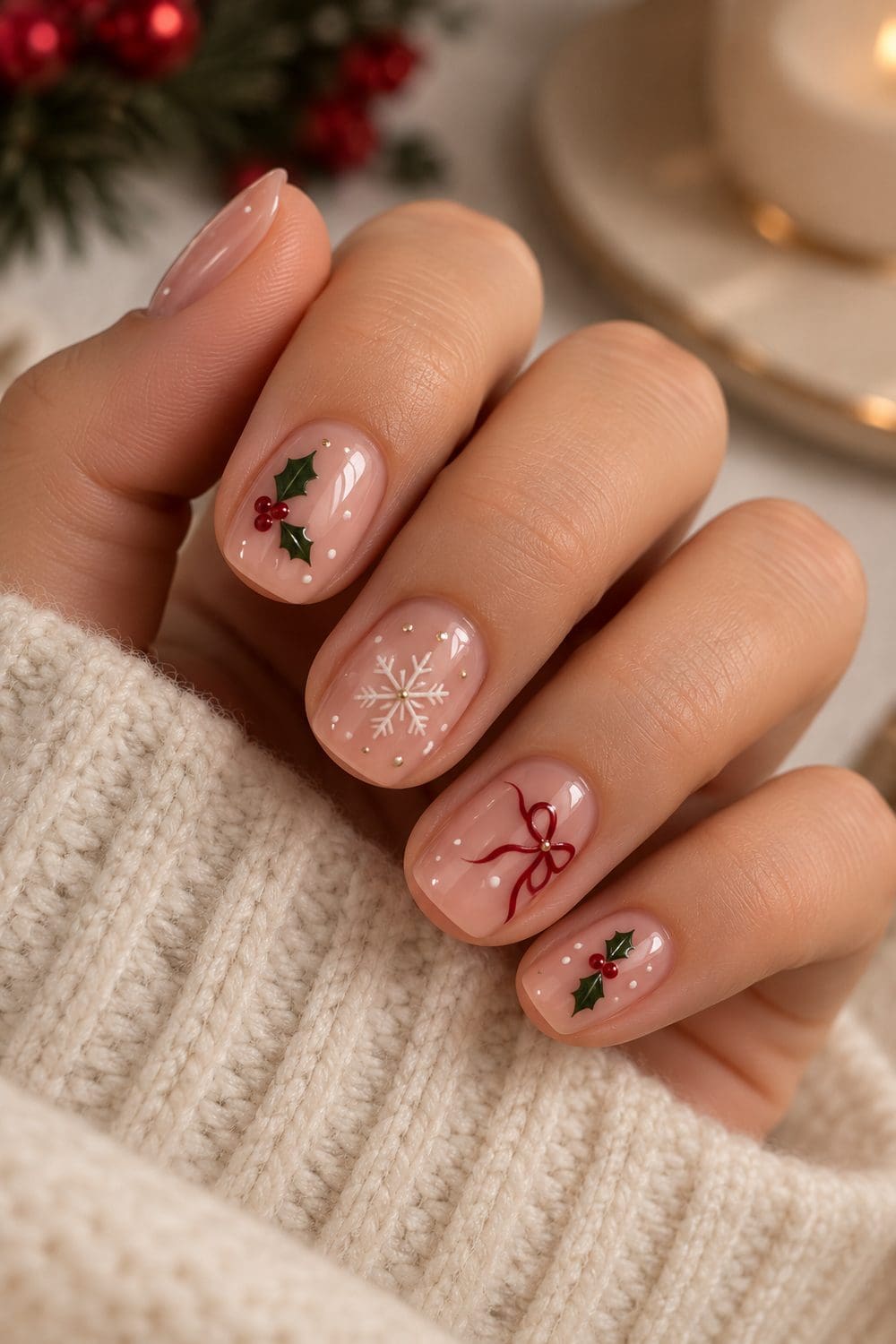 13 Classy Christmas Nail Ideas for a Chic Holiday Look