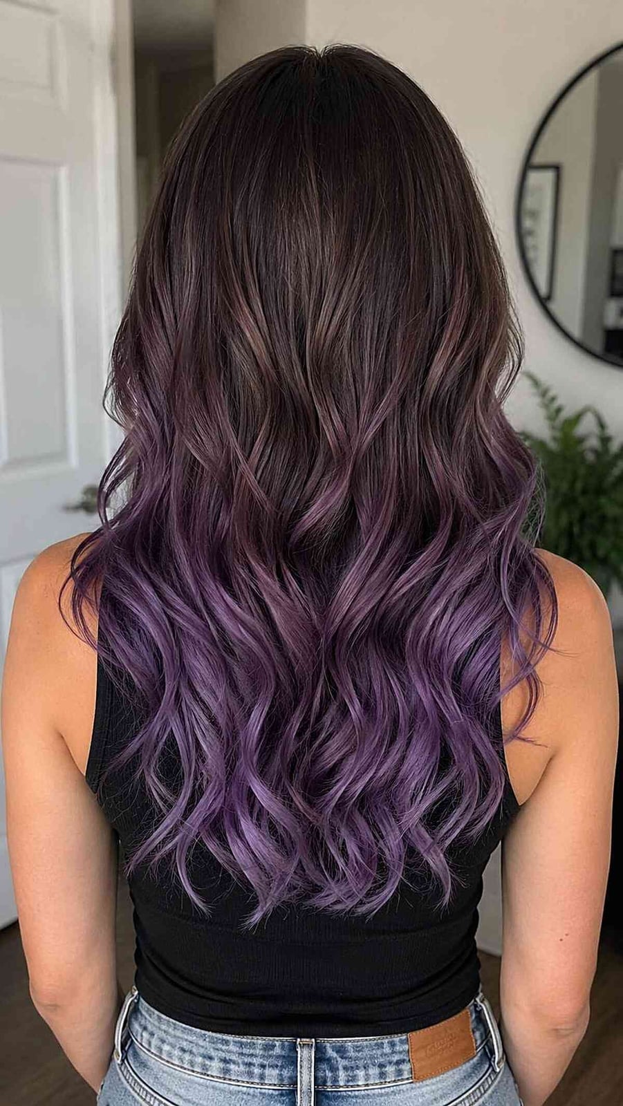 Purple Hair Color 2027 with Lavender Balayage & Ombre