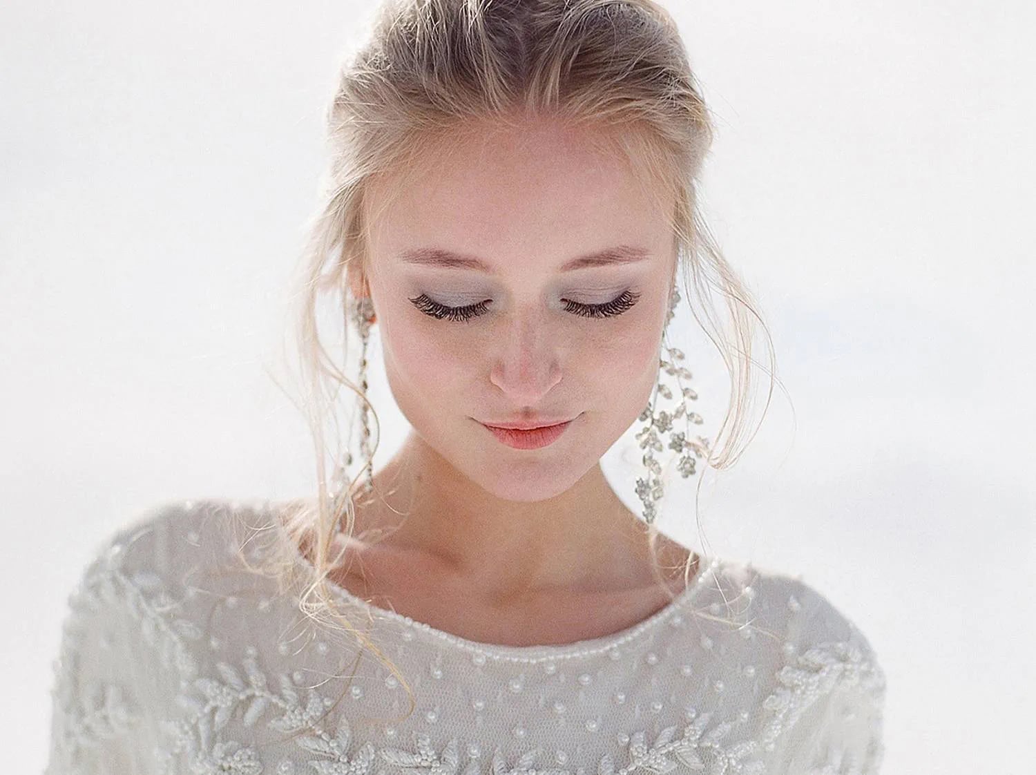Sleek Chin Length Ponytail With Velvet Ribbon — Winter Formal Hairstyles