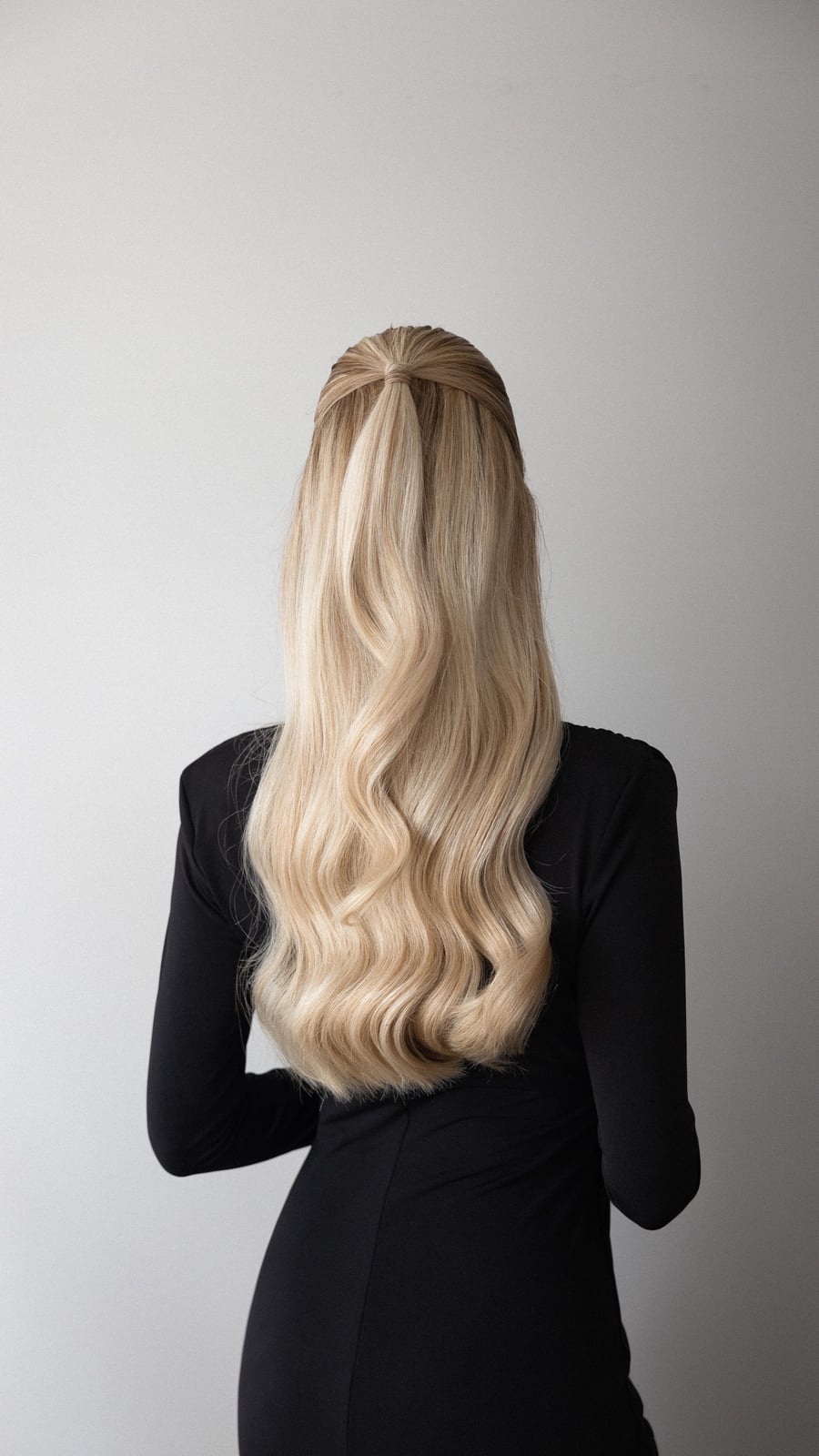 Long Half-Up Half-Down With Voluminous Waves — Winter Formal Hairstyles